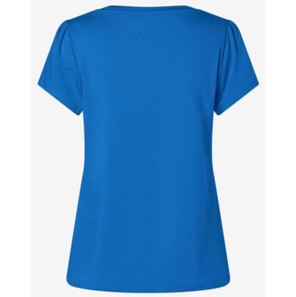 Sommerliches T-Shirt von More & More Artikel 410075 in Royalblau bei uns im Modegeschäft einkaufen