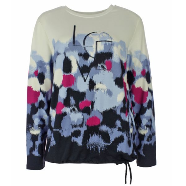 Sweatshirt Love von Kenny S, bedrucktes Damenshirt