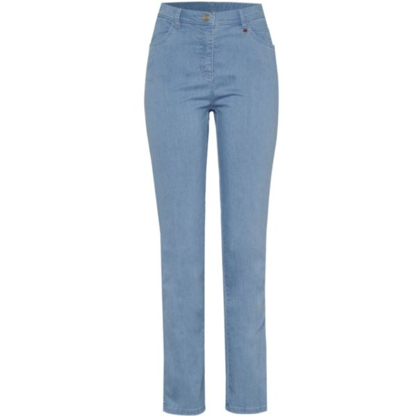 Damenjeans Meine beste Freundin - Light Soft Blue - hellblaue Jeans mit Gummibund und Knopf, bequeme Jeans mit Stretch, schmale Form Artikel Meine beste Freundin 12-57 2840-82 von Relaxed by Toni Dress Hosen bei Mode Sabine Lemke in Winnenden im Modegeschäft oder online shoppen!